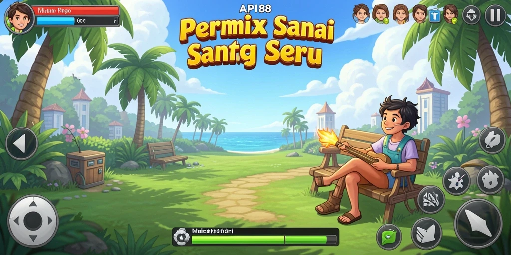 Tampilan gameplay santai dalam API88 yang menarik.