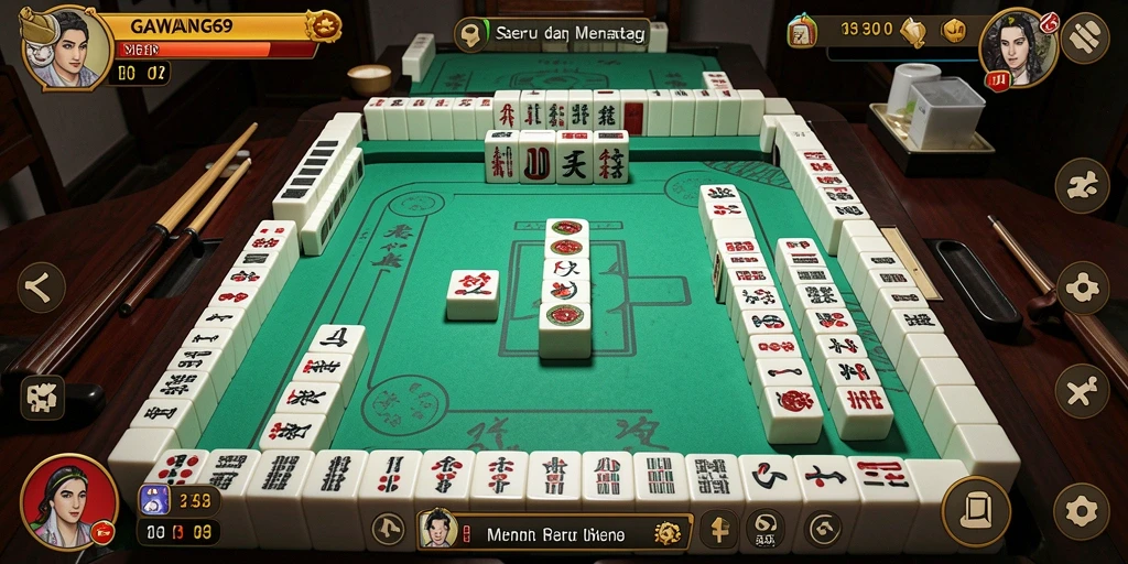 Tangkapan layar utama GAWANG69 dengan gameplay Mahjong yang menarik.