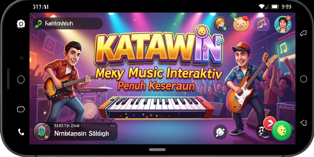 Tampilan gameplay KATAWIN yang menarik dan interaktif.