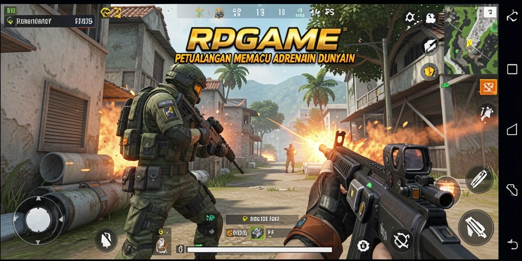 Tampilan gameplay RPGAME yang seru dan mendebarkan.